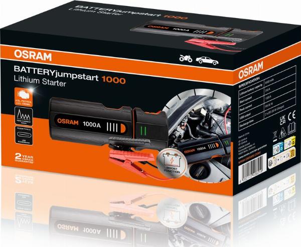 OSRAM OJS020 - Ładowarka z funkcją rozruchu