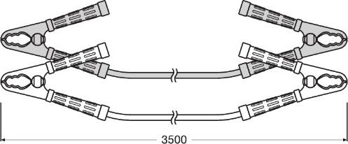 OSRAM OSC250A - Przewody rozruchowe
