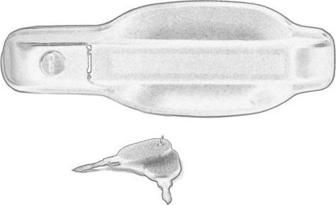 Pacol IVE-DH-0018 - Klamka drzwi