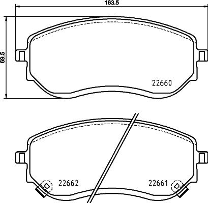 Meyle 025 226 6021/PD - KLOCKI HAM. DB P. X470 2.3-3.0 D 17-