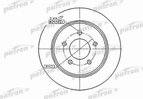 Textar 92108400 - TARCZA HAM. CHRYSLER T. VOYAGE 00-