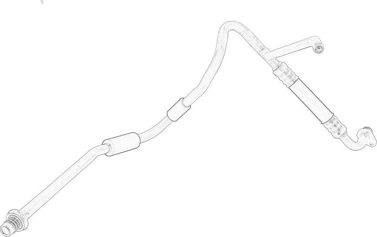 PSA 6477 74 - PRZEWÓD KLIMATYZACJI CITROEN C5 X7. C6- PEUGEOT 407. 508