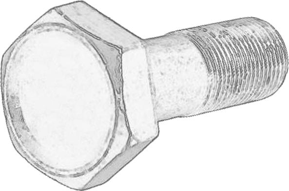 PSA 0516.57 - ŚRUBA KOŁA PASOWEGO WAŁU CITROEN JUMPER- FIAT DUCATO- PEUGEOT BOXER 2.2-2.3-2.8 D 97-