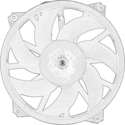 PSA 1253 T5 - WENTYLATOR CHŁODNICY CITROEN- PEUGEOT 3008. 308. 5008. PARTNER. RCZ