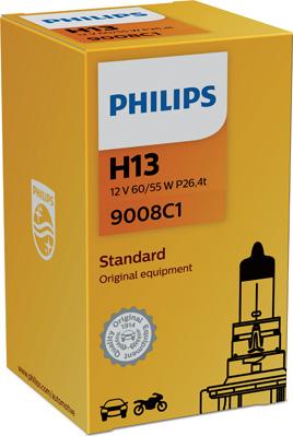 PHILIPS 9008C1 — Żarówka, reflektor dalekosiężny