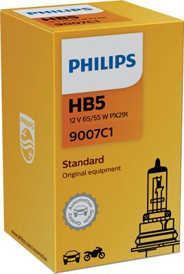 PHILIPS 9007C1 — Żarówka, reflektor dalekosiężny
