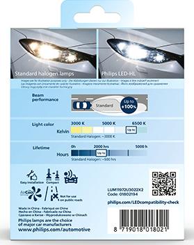 PHILIPS 11972U3022X2 - ZAROWKA LED H7 11972 ULTINON P3022 -2SZT