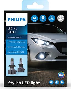 PHILIPS 11972U3022X2 - ZAROWKA LED H7 11972 ULTINON P3022 -2SZT
