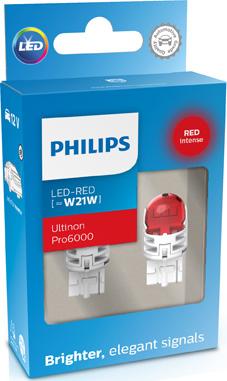 PHILIPS 11065RU60X2 - ZAROWKA W21W 12V 2.3W ULTINO P6000S-2SZT