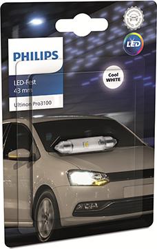 PHILIPS 11866CU31B1 - ZAROWKA LED C5W ULTINON PRO3100 12V 0.6W