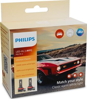 PHILIPS 11362U2510C2 - ZAROWKA LED H11 11362 U2510 C2 12V-2SZT