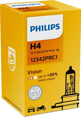 PHILIPS 12342PRC1 - ZAROWKA HAL.H4 12V 60-55W PHIL.PREMIUM