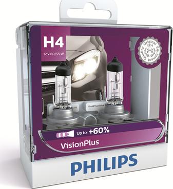 PHILIPS 12342VPS2 - ZAROWKA HAL.H4 12V 60-55W VISION -2SZT