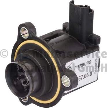 Pierburg 7.05367.05.0 — Zawór bocznikowy przesuwny, turbosprężarka