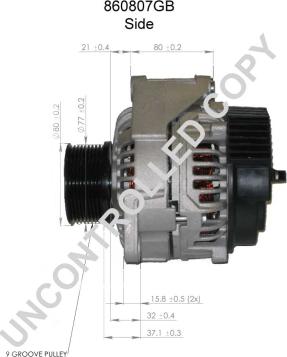 Prestolite Electric 860807GB - Alternator