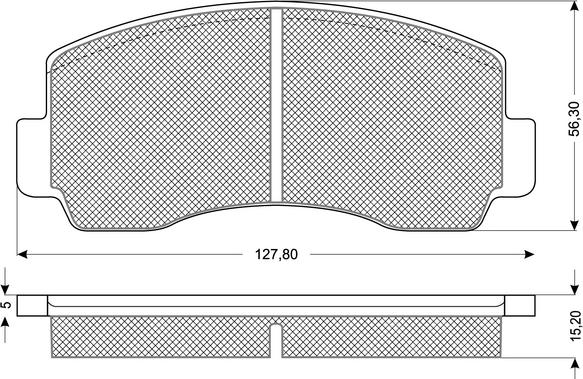 Blue Print ADC44216 - KLOCKI HAM. MITSUBISHI P. GALANT-L300-PAJERO 80-94