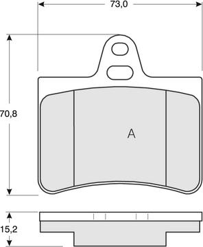 ATE 13.0460-4921.2 - KLOCKI HAM. CITROEN T. C5 1.8-3.0 01-