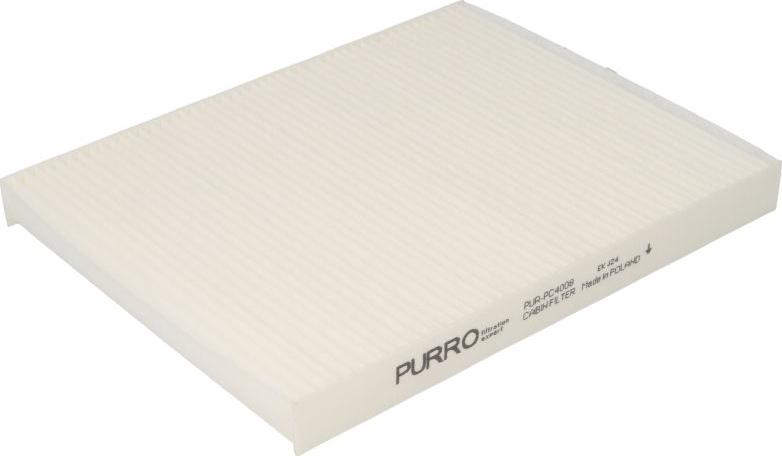 PURRO PUR-PC4008 — Filtr kabinowy