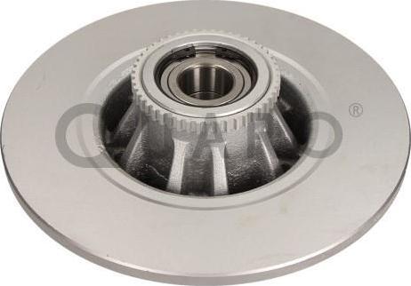 QUARO QD9845 - TARCZA HAM. OPEL T. VIVARO-TRAFIC 01- !!!KPL Z ŁOŻYSKIEM ABS!!!! Z POWŁOKĄ ANTYKOROZYJNĄ