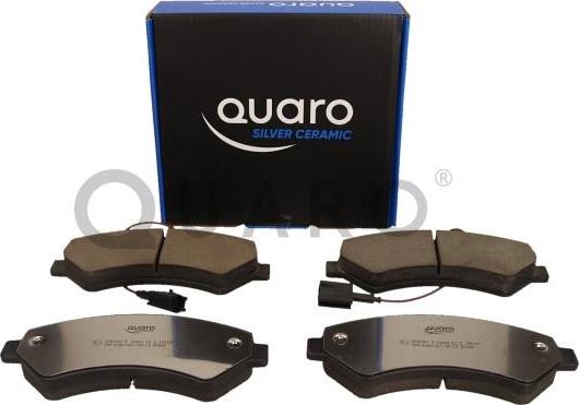 QUARO QP4930C - KLOCKI HAM. FIAT P. DUCATO-BOXER-JUMPER 06- 16 2 CZUJNIKI QUARO SILVER CERAMIC