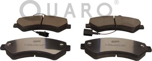 QUARO QP4930C - KLOCKI HAM. FIAT P. DUCATO-BOXER-JUMPER 06- 16 2 CZUJNIKI QUARO SILVER CERAMIC