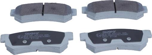 QUARO QP4186 - KLOCKI HAM. DAEWOO T. LACETTI 1.4-1.8 04-