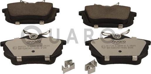 QUARO QP0027C - KLOCKI HAM. MITSUBISHI T. COLT 06--VOLVO S40 QUARO SILVER CERAMIC