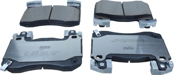QUARO QP0223C - KLOCKI HAM. KIA P. STINGER 3.3 T-GDI 17- QUARO SILVER CERAMIC
