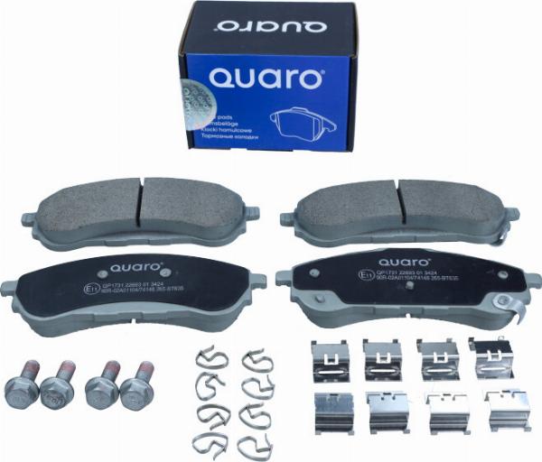 QUARO QP1731 - KLOCKI HAM. FORD T. RANGER 2.0 ECOBLUE 4X4 18-