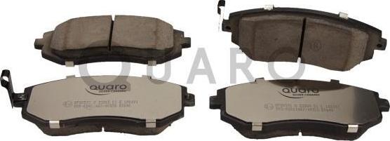 QUARO QP8054C - KLOCKI HAM. SUBARU P. LEGACY 03--FORESTER QUARO SILVER CERAMIC