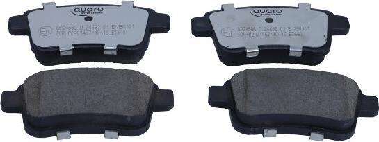 QUARO QP3458C - KLOCKI HAM. RENAULT T. KANGOO 08--DB CITAN 12- QUARO SILVER CERAMIC