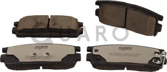QUARO QP7567C - KLOCKI HAM. OPEL T. ANTARA 06--CAPTIVA QUARO SILVER CERAMIC