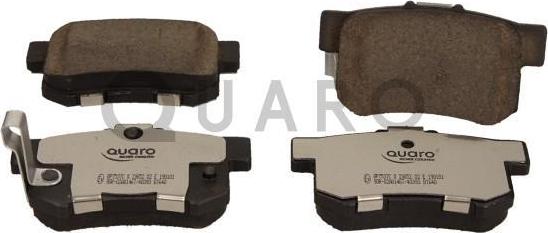 QUARO QP7537C - KLOCKI HAM. HONDA T. ACCORD -98--PRELUDE 96--LEGEND-CIVIC 97--SUZUKI-ROVER 600 QUARO SILVER CERAMIC
