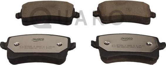 QUARO QP7525C - KLOCKI HAM. VW T. A4-A5-Q5 07- QUARO SILVER CERAMIC