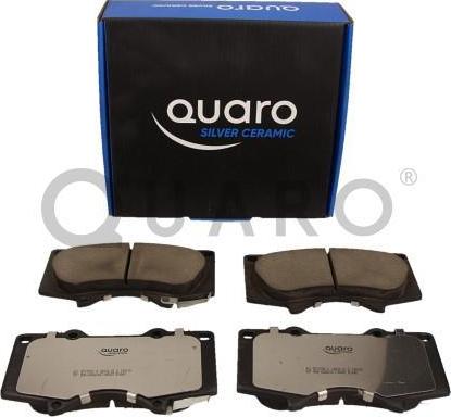 QUARO QP7339C - KLOCKI HAM. TOYOTA P. LAND CRUISER 02--PAJERO 07- QUARO SILVER CERAMIC
