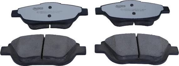 QUARO QP7217C - KLOCKI HAM. CITROEN P. C3-PICASSO 09--DS3 10- QUARO SILVER CERAMIC