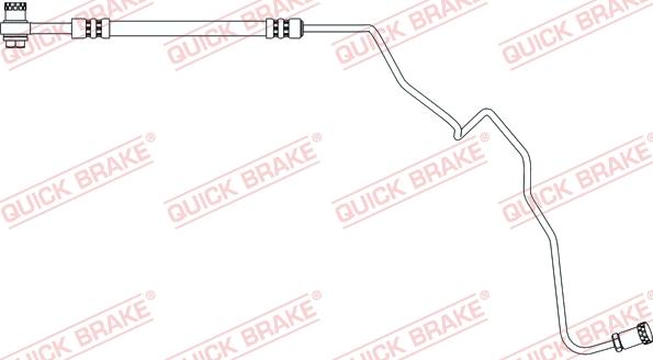 QUICK BRAKE 96.019X — Przewód hamulcowy elastyczny