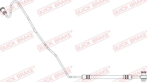 QUICK BRAKE 96.020X — Przewód hamulcowy elastyczny