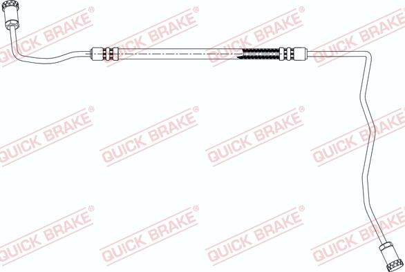 QUICK BRAKE 96.021 — Przewód hamulcowy elastyczny