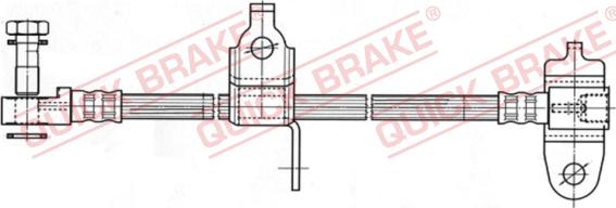 QUICK BRAKE 59.977X — Przewód hamulcowy elastyczny