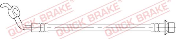 QUICK BRAKE 58.007 - Przewód hamulcowy