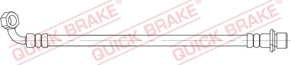 QUICK BRAKE 58.016 — Przewód hamulcowy elastyczny