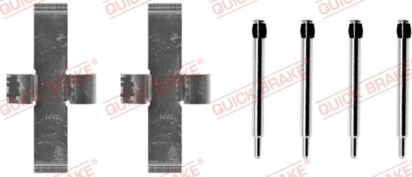 QUICK BRAKE 1090924 - Zestaw montażowy klocka hamulcowego