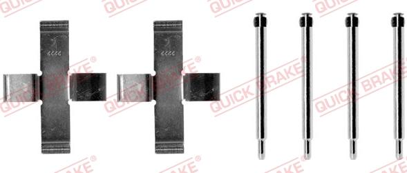 QUICK BRAKE 1090925 — Zestaw akcesoriów, klocki hamulcowe