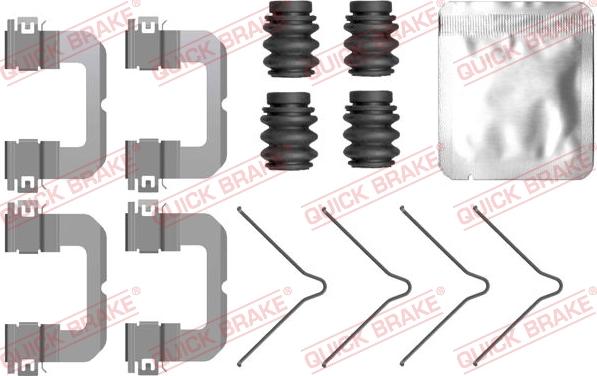 QUICK BRAKE 1090099 - Zestaw montażowy klocka hamulcowego