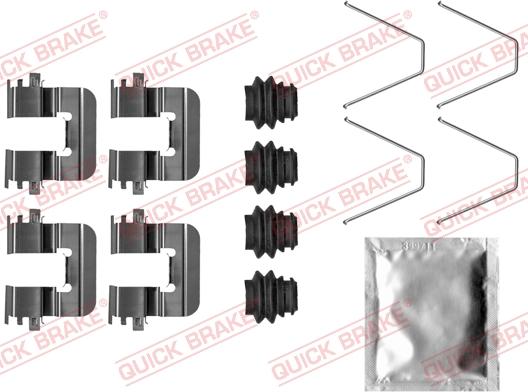 QUICK BRAKE 1090046 — Zestaw akcesoriów, klocki hamulcowe