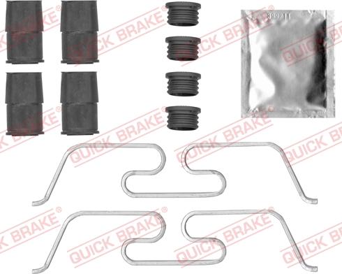 QUICK BRAKE 1090050 - ZESTAW INSTAL.KLOCKOW HAM.VOLVO XC90 14-
