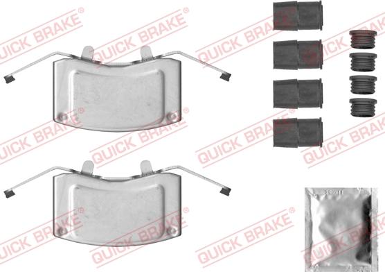 QUICK BRAKE 1090051 — Zestaw akcesoriów, klocki hamulcowe