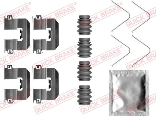 QUICK BRAKE 1090058 — Zestaw akcesoriów, klocki hamulcowe