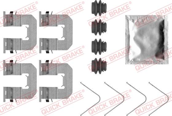 QUICK BRAKE 1090068 — Zestaw akcesoriów, klocki hamulcowe